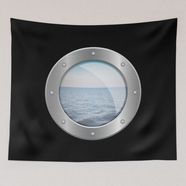 Item preview,    Ship, Porthole, ocean.  designed and sold by 13thstreet.