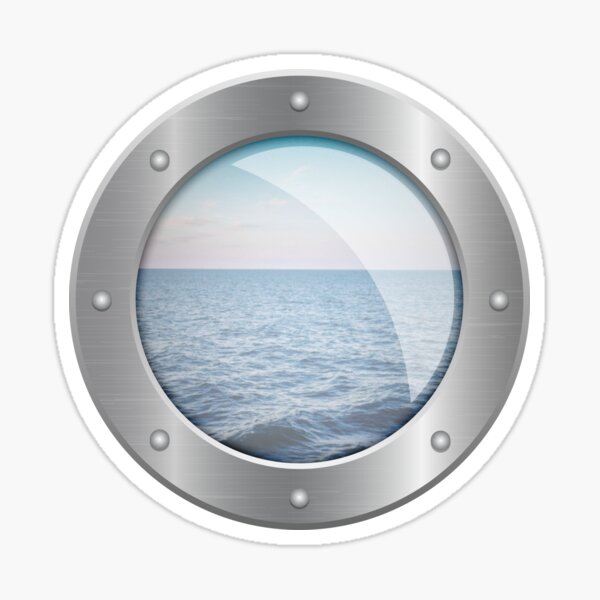 Item preview,    Ship, Porthole, ocean.  designed and sold by 13thstreet.