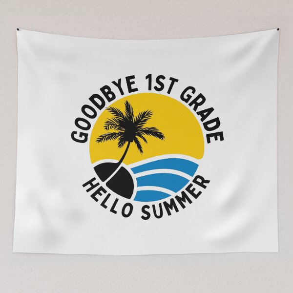 Item preview, Funny Quote For Last Day Of School: Goodbye 1st Grade Hello Summer designed and sold by AmeliaStore1.