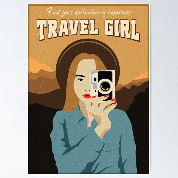 Item preview, Travel Girl designed and sold by Lotofus.