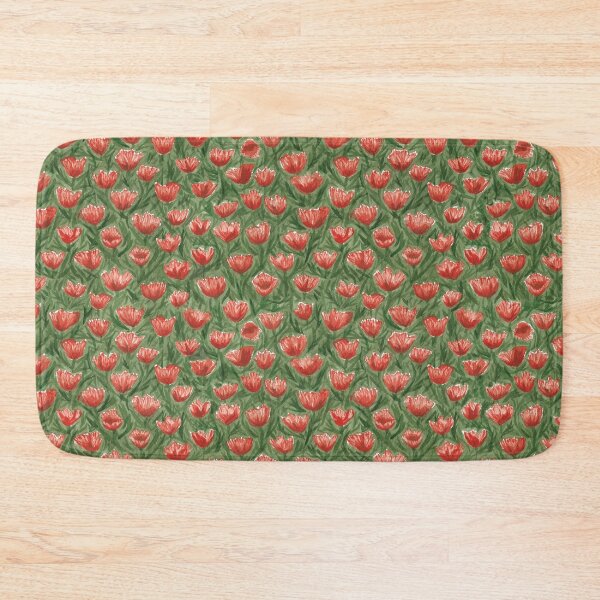 Item preview, Watercolor Poppy Field Pattern by Robayre designed and sold by Robayre.