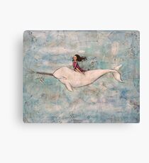 Flight of the Narwhal Canvas Print