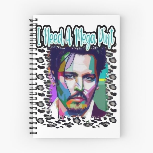 Item preview, I Need A Mega Pint Johnny Depp designed and sold by A&K Art Zone.