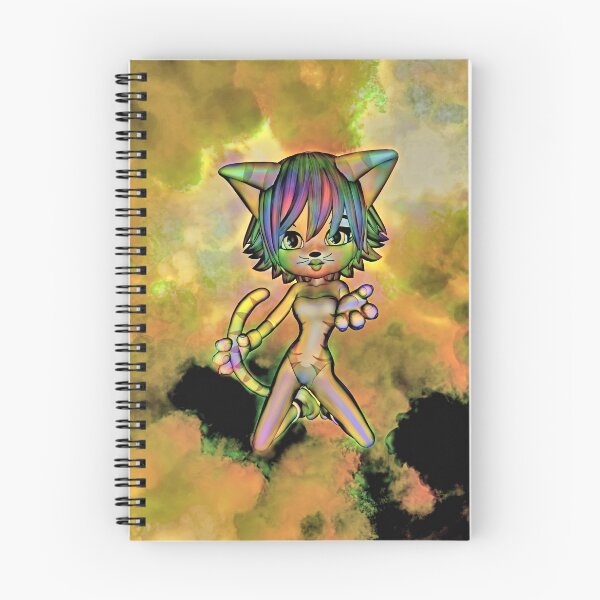 Item preview, Anime Kitten Gold Topaz Glow designed and sold by apgme.