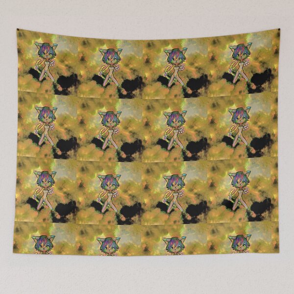 Item preview, Anime Kitten Gold Topaz Glow designed and sold by apgme.