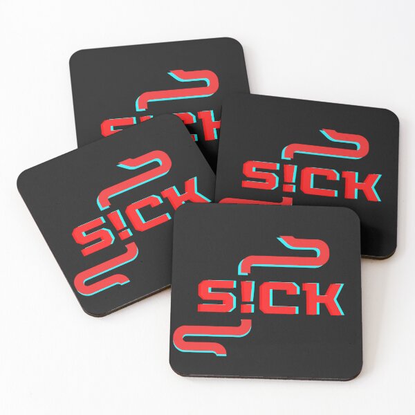 Item preview, S!ck Sickick red S!ckK!ck designed and sold by NerdsDesigns.