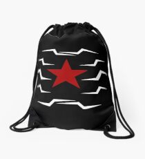 Winter Soldier Drawstring Bag