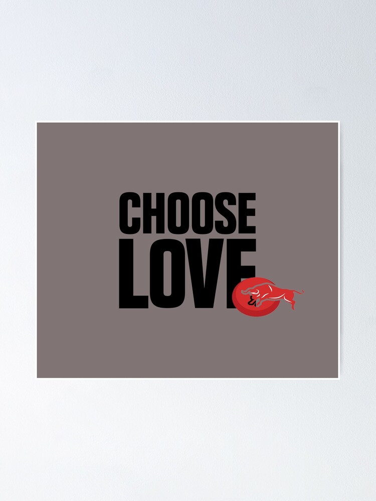 Buffalo Bills Choose Love' Poster for Sale by 456hashi
