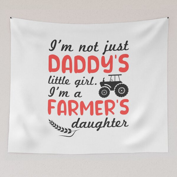 Item preview, Little Farmer Tractor Baby Daughter Girl Funny designed and sold by TastefulTees.