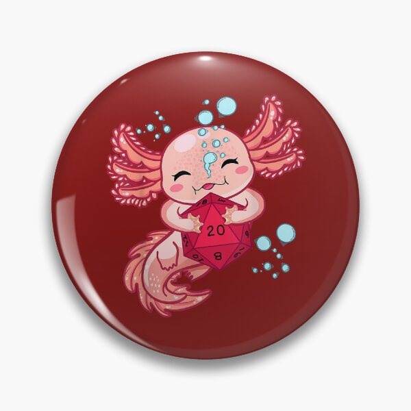 Item preview, Funny Axolotl Dice For Dragons D20 RPG Gamer Girls designed and sold by RavenApparell.