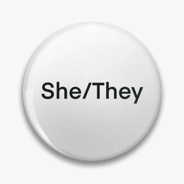 Item preview, She/They Pronoun designed and sold by lemoncitruszest.