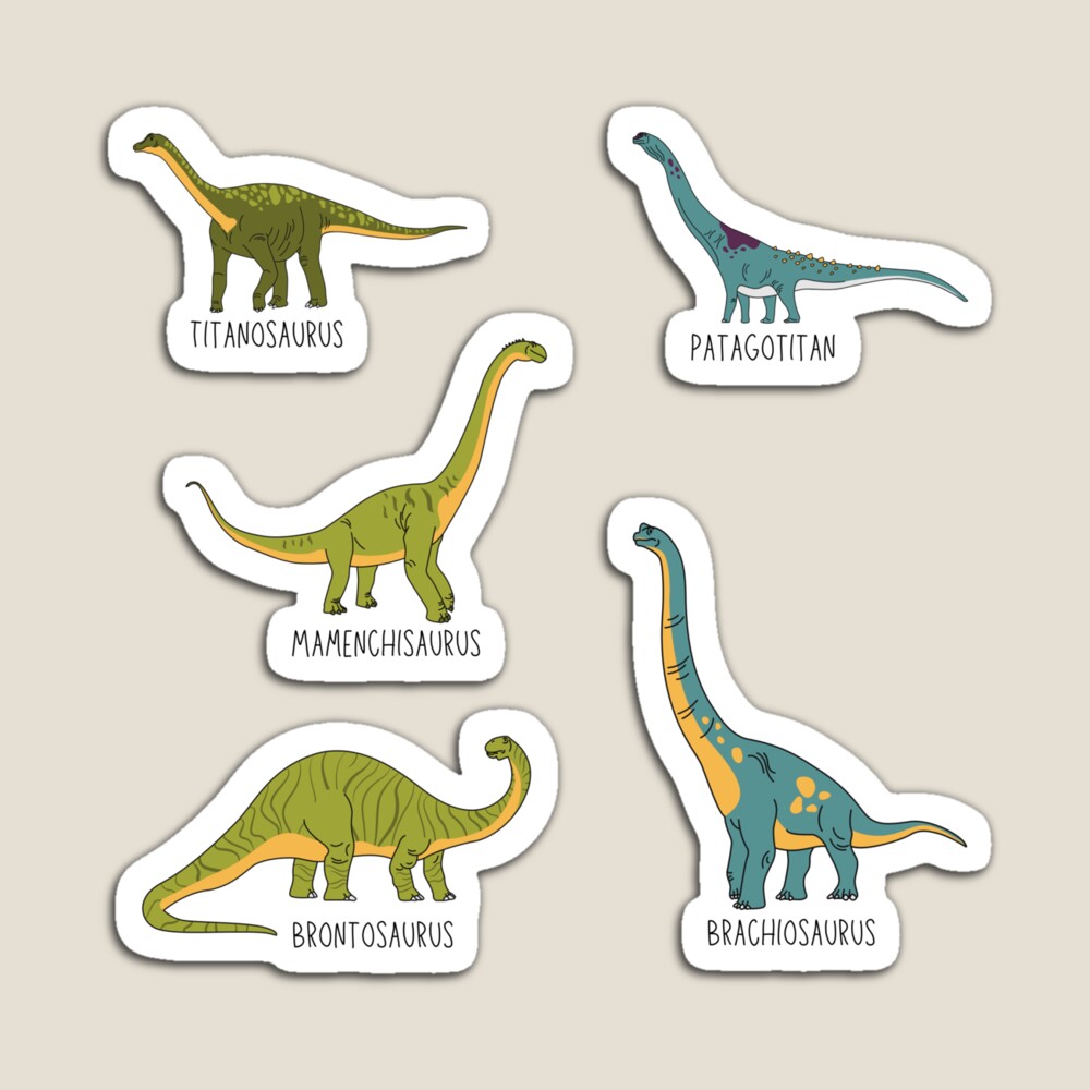 Variety pack mini dinosaur stickers, 5 pack dinosaur stickers, triceratops,  stegosaurus, T-Rex, pterodactyl, sauropod