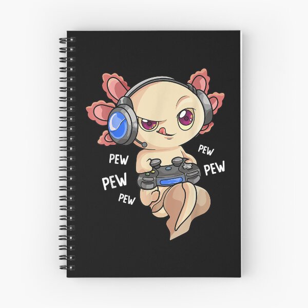 Item preview, Gamesolotl Gamer Axolotl Fish Playing Video Game designed and sold by RavenApparell.