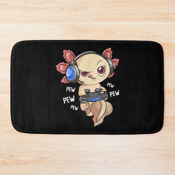 Item preview, Gamesolotl Gamer Axolotl Fish Playing Video Game designed and sold by RavenApparell.
