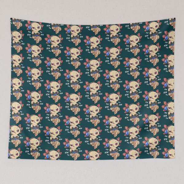 Item preview, Gamesolotl Gamer Axolotl Fish Playing Video Game designed and sold by RavenApparell.