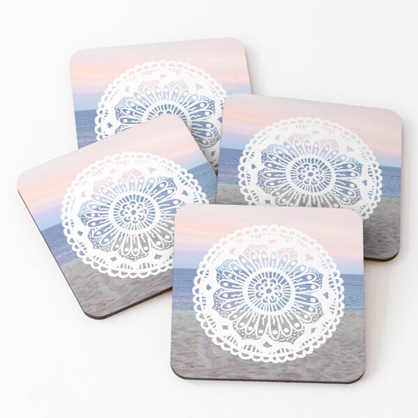 Item preview, Beach Sunset Mandala designed and sold by Julie Erin Designs.