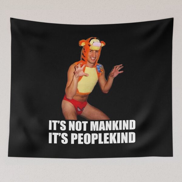 Item preview, No es la humanidad, es la gente Trudeau designed and sold by BetterDaze.