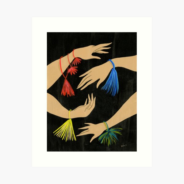 Item preview, Tasseled Hands designed and sold by Amanda Laurel Atkins.