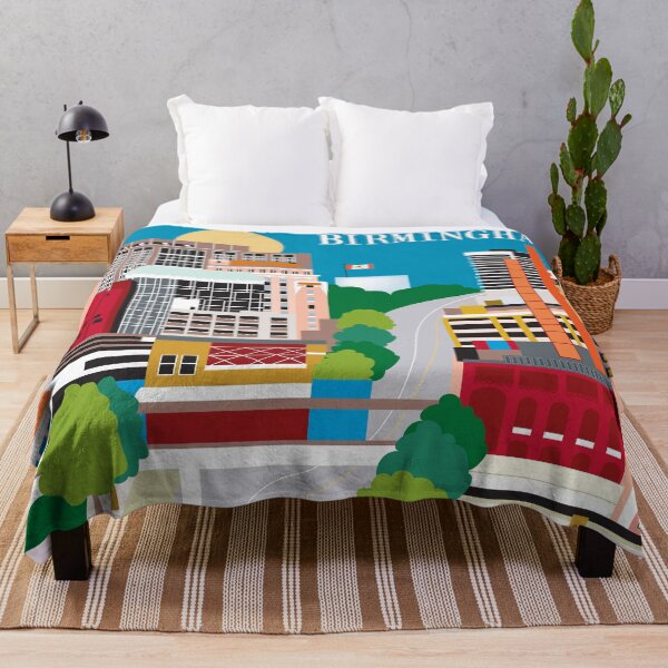 Item preview, Birmingham, Alabama - Skyline Illustration by Loose Petals designed and sold by LoosePetals.