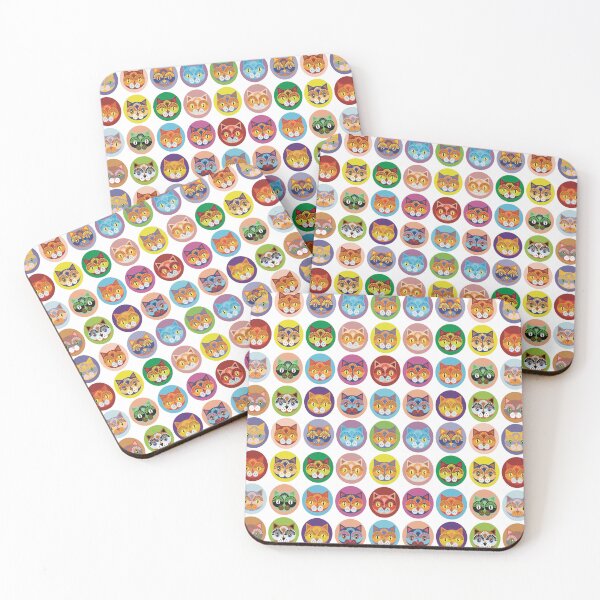 Item preview, Cute cats cat pattern designed and sold by ArtfulGiftShop.