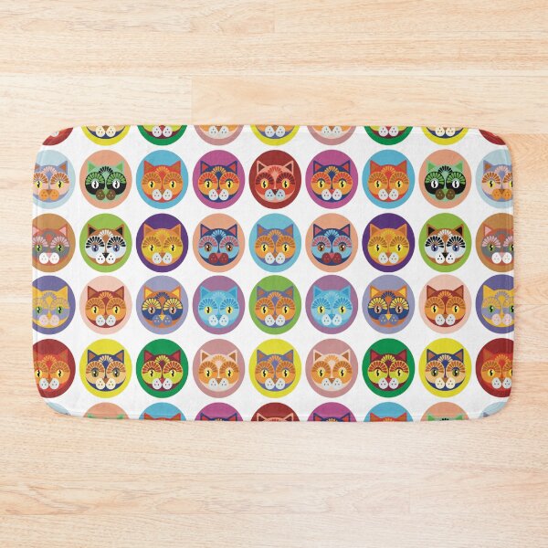 Item preview, Cute cats cat pattern designed and sold by ArtfulGiftShop.