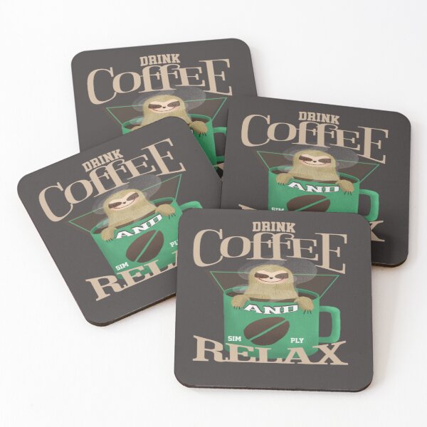 Item preview, I Drink Coffee And Simply Relax - Design designed and sold by DesigntshirtWB.