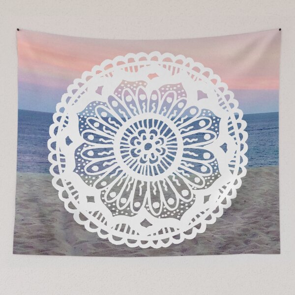 Item preview, Beach Sunset Mandala designed and sold by Julie Erin Designs.