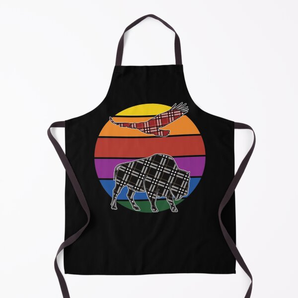 Item preview, Plaidimals Sunset-Tatanka Bison Buffalo designed and sold by 69Designs-MP.