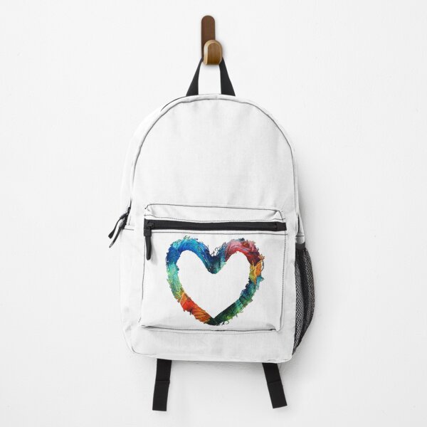 Item preview, Bright Colorful Heart Art - Showing Love designed and sold by Sharon Cummings Art.