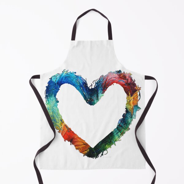 Item preview, Bright Colorful Heart Art - Showing Love designed and sold by Sharon Cummings Art.