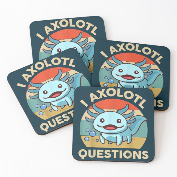 Item preview, I Axolotl Questions Funny Axolotl Plush Cute Axolotl  designed and sold by RavenApparell.