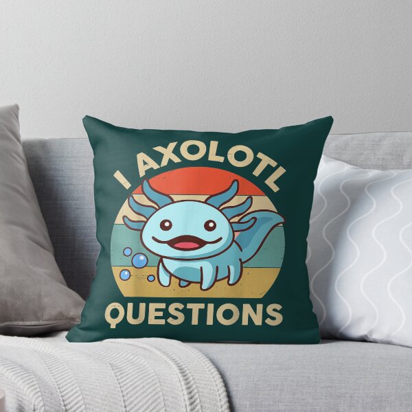 Item preview, I Axolotl Questions Funny Axolotl Plush Cute Axolotl  designed and sold by RavenApparell.