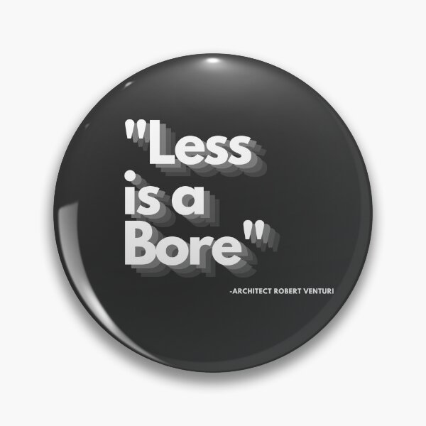 Item preview, Less is Bore (White Font) designed and sold by PinselArts.