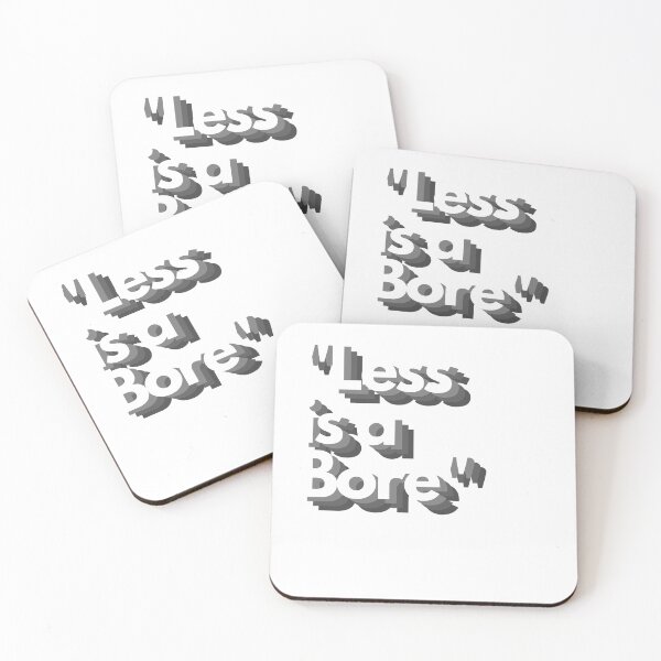 Item preview, Less is Bore (White Font) designed and sold by PinselArts.