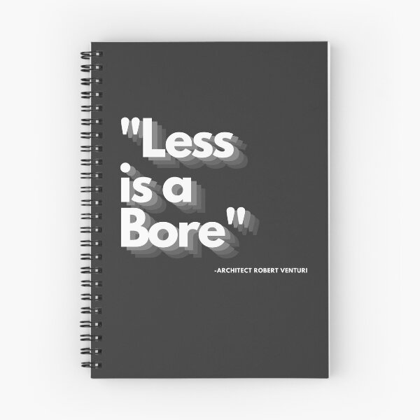 Item preview, Less is Bore (White Font) designed and sold by PinselArts.