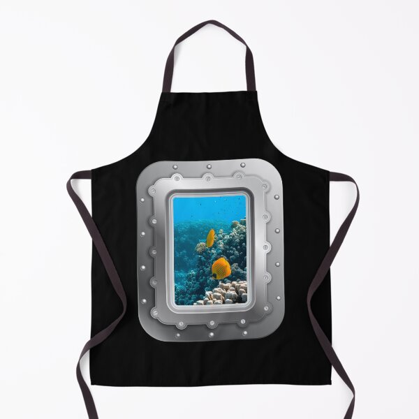 Item preview, Ship, submarine, fish, Porthole, ocean. designed and sold by 13thstreet.