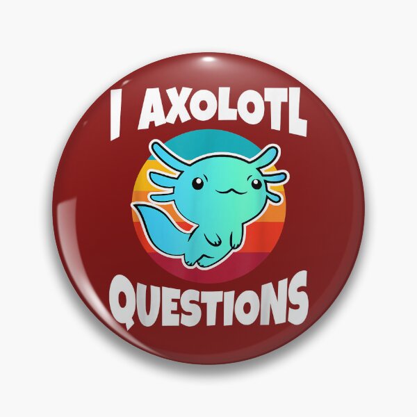 Item preview, I Axolotl Questions Vintage Funny Kids designed and sold by RavenApparell.