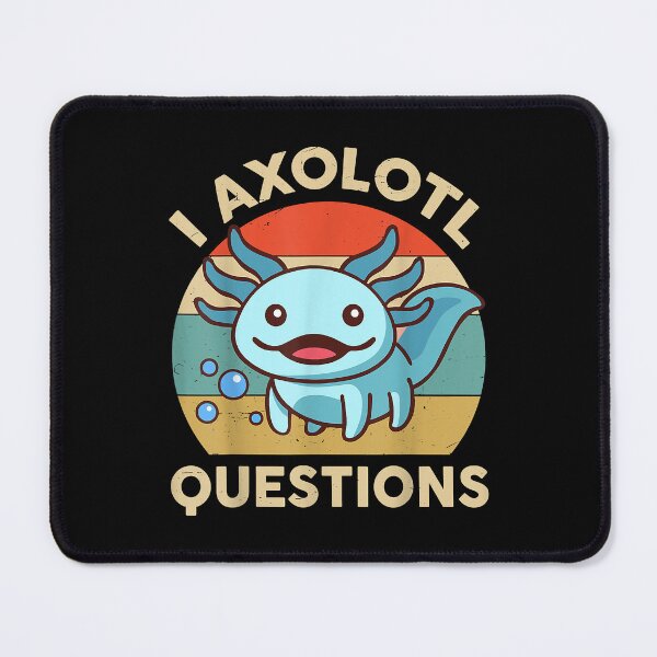 Item preview, I Axolotl Questions Funny Axolotl Plush Cute Axolotl  designed and sold by RavenApparell.