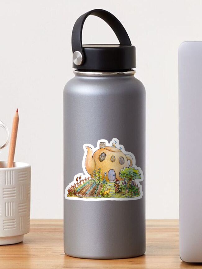 Thumbnail 1 of 3, Sticker, Teapot House designed and sold by Snailsa.