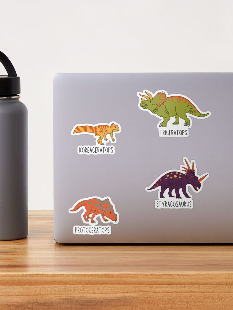 Bi-ceratops Dinosaur Sticker – Maple Layne Market