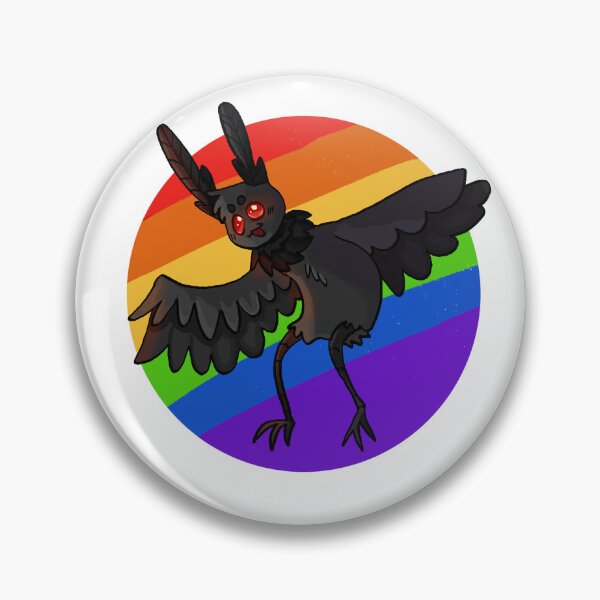 Item preview, Mothman Pride Flags- Rainbow! designed and sold by fruitbat55.