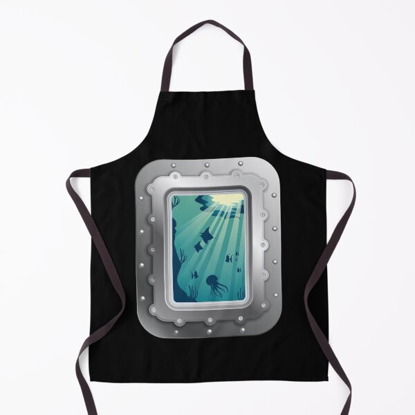 Item preview, Ship, submarine, fish, Porthole, ocean. designed and sold by 13thstreet.
