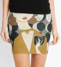 Moon Phases Woman Mini Skirt