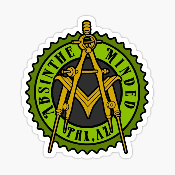 Absinthe Minded Emblem Sticker