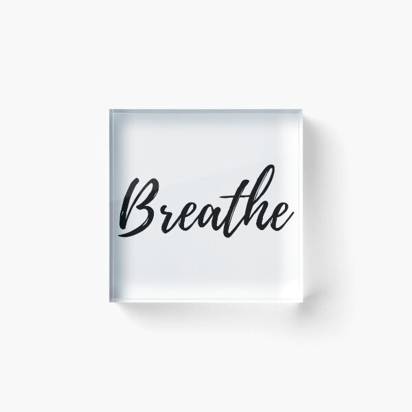 Item preview, Just Breathe - Motivational Affirmation Mantra designed and sold by ActionFocus.