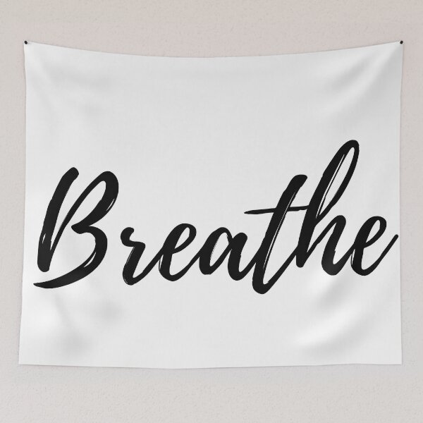 Item preview, Just Breathe - Motivational Affirmation Mantra designed and sold by ActionFocus.