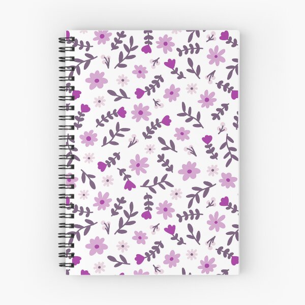 Item preview, Purple Flower Pattern (purple/white) designed and sold by Design Minds Boutique.