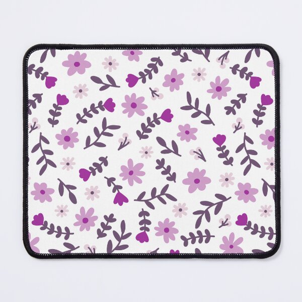 Item preview, Purple Flower Pattern (purple/white) designed and sold by Design Minds Boutique.