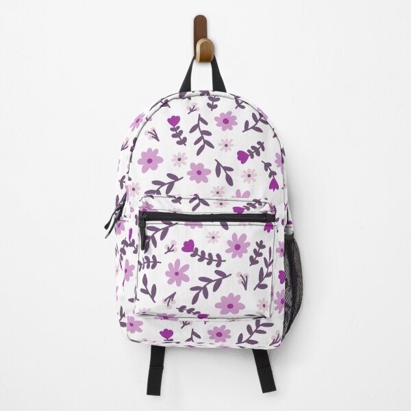 Item preview, Purple Flower Pattern (purple/white) designed and sold by Design Minds Boutique.