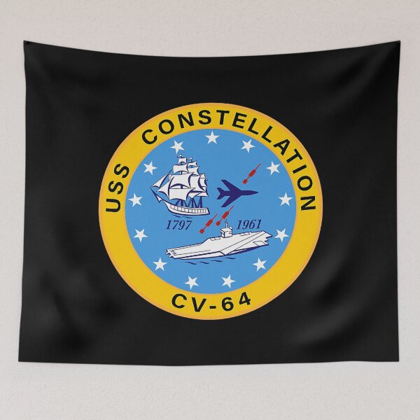 Item preview, CV-64 USS Constellation U.S. Naval Aircraft Carrier designed and sold by EdnaCatona.